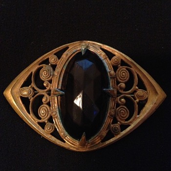 Before & After Restoration of A Victorian Brooch - Costume Jewelry