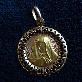 Madonna Charm/Pendant – 10K - Fine Jewelry