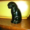 Frankoma Seated Ocelot, miniature.