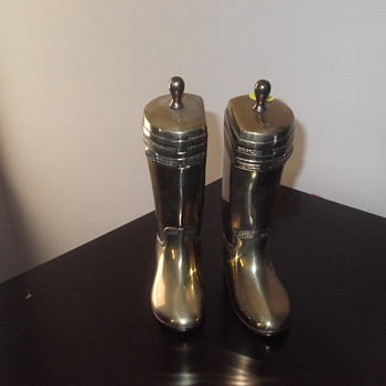 Brass boot bookends