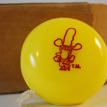 Vintage Duncan Yo-Yo Corn Pops Cowboy Old Cereal Premium