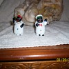 black americana salt pepper shakers
