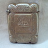 Copper and sterling silver Matchbox Holders.