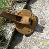Superior-Chicago RR switch (dug up in Duluth)