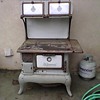 wedgewood wood fueled cook stove