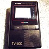 1989-casio tv 400 pocket television-analogue only.