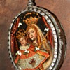 Large, Double-sided, Eglomise, Colonial Spanish Reliquary