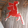 right facing Mobil Pegasus sign  WIW