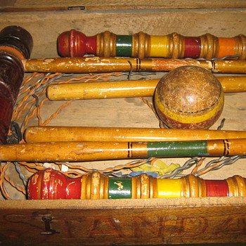 early croquet set - Games