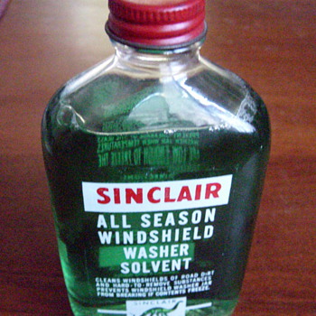 Full Sinclair Washer Fluid Bottle - Petroliana