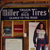 Miller Tires...Truck And Bus...Geared To The Road...Porcelain Sign...Three Colors