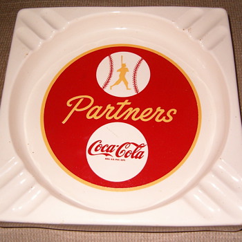 Coca Cola Baseball ashtray - Coca-Cola