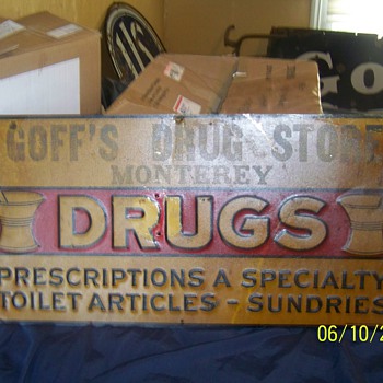 Drug store sign 