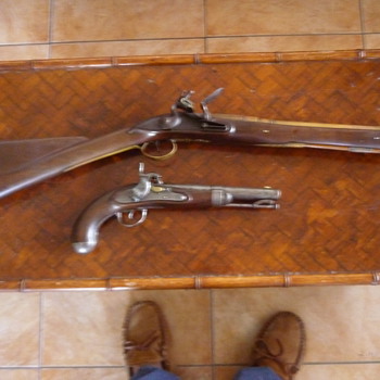 Old,old pistol - Military and Wartime