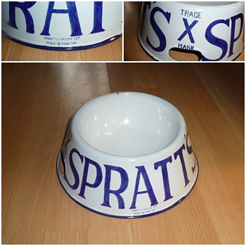 SPRATTS PORCELAIN DOGS BOWL