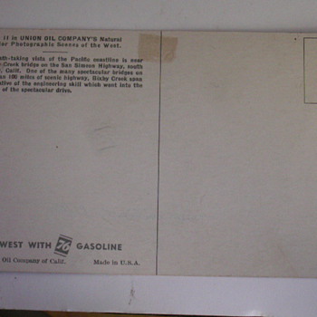 Union Oil Company Postcard