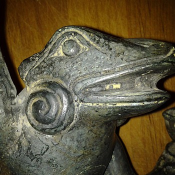 FROG CANDLESTICK OR INCENSE BURNER HOLDER