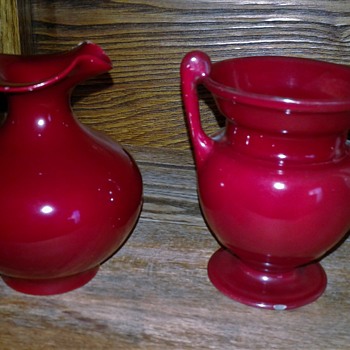 Very rare set of Roseville Mongol pottery pieces - Pottery