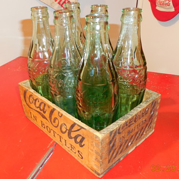 2/3's of a 1920's Coca-Cola Bottle Carrier - Coca-Cola