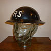 British WWII Civil Defence steel helmet 1939