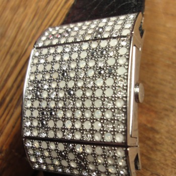 Swarovski watch with crystals