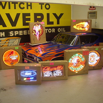 vintage advertsing neon signs - Signs