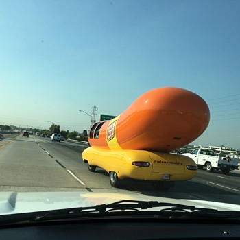 Wienermobile Today & a 1952 Model - Advertising