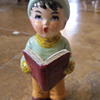 Porcelain Little Boy Christmas Caroler  Delee (?)