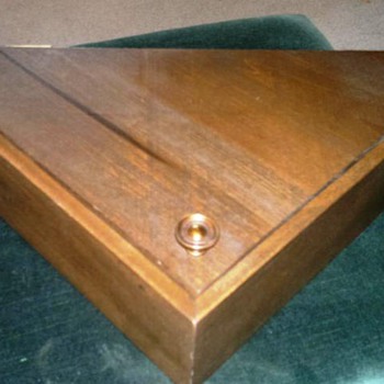Wooden Box with folded Flag from   The White House 