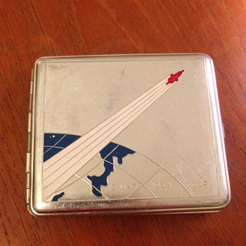 Sputnik Souvenir Cigarette Case - Tobacciana