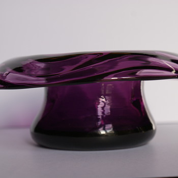 Webb Amethyst Posy Bowl - Art Glass