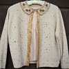 Vintage 50's - 60's Beaded & Sequin Sweater