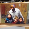 Barack Obama photograph serving tray