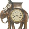 Elephant Cast Front Clock, ca. 1890 - 1895