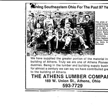 Athens Ohio Lumber Company - Paper