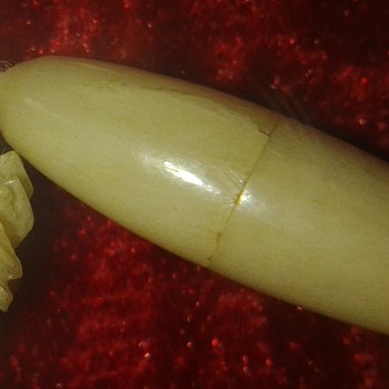 Ivory / Bone Rose Necklace  - Fine Jewelry
