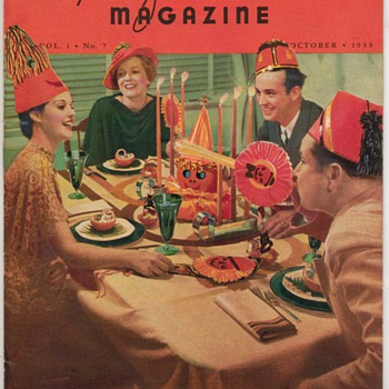 1935 - Recipe of the Month Magazine - October - Books