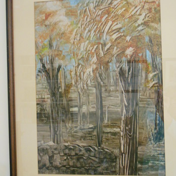 Painting (?) by Marjorie Wood