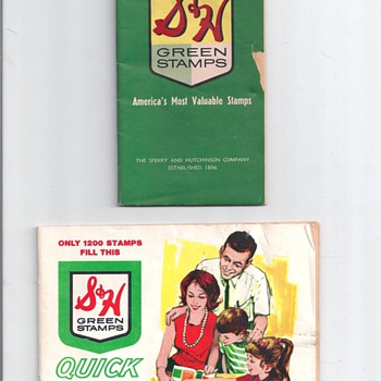 " GREEN STAMP BOOK" - Advertising