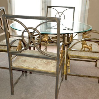 Lion Glass Table & Chairs???