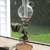 Glass and Iron Wine Decanter