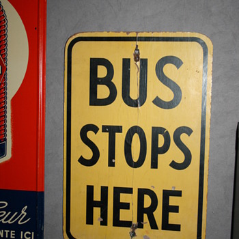 bus stop sign