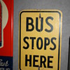 bus stop sign