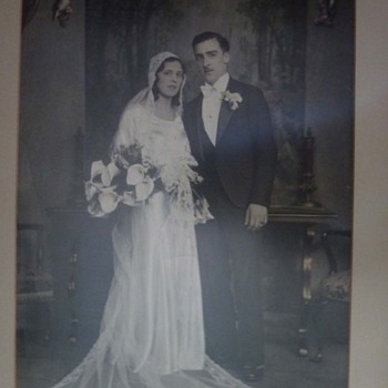 Hand Tinted Large Wedding Photo - Photographs