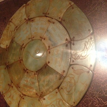 A Chinese jade Picture of the 12 Signs of the zodiac 