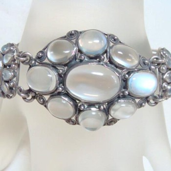 Fabulous Antique Moonstone Bracelet - Fine Jewelry