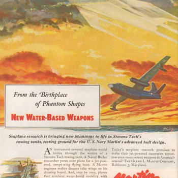 1952 - Martin Aircraft Advertisement
