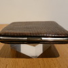 CARD CASE (?) LIZARD SKIN COVERED