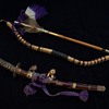 Meiji Period Japanese Boys Day Doll Sword & Bow