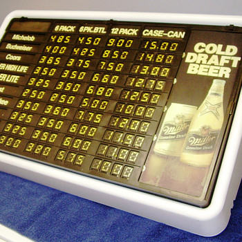Vintage beer sign. - Signs